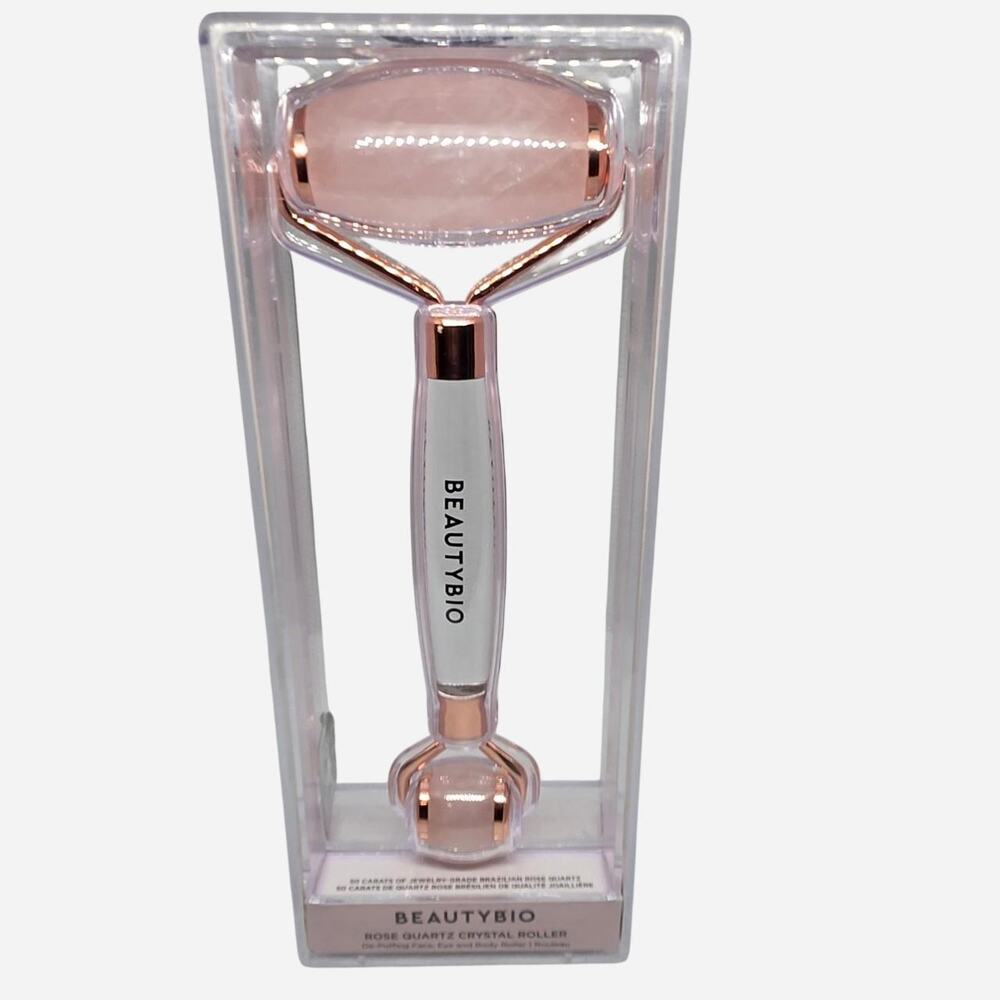 Beautybio rose quartz roller